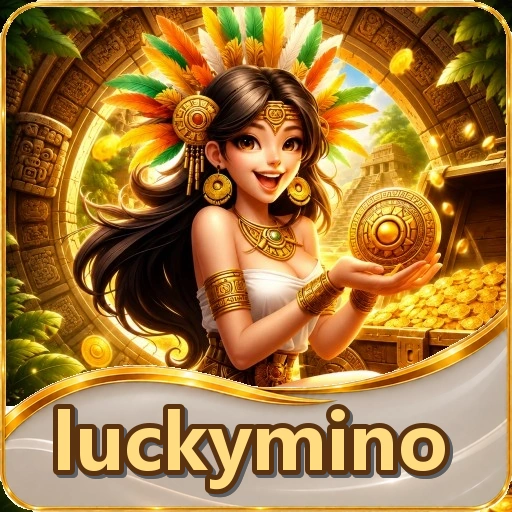 Cuplikan layar beranda aplikasi luckymino di ponsel Android